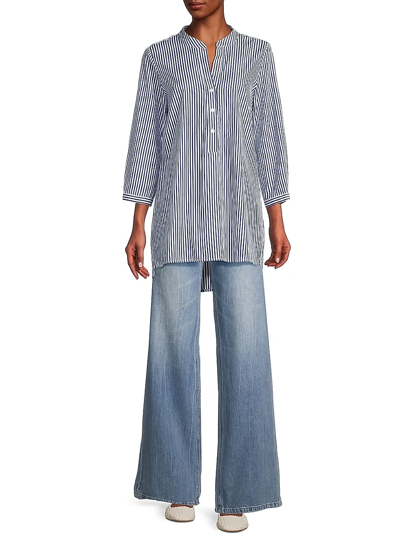 Derrington Striped Cotton Tunic