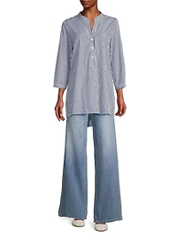 Derrington Striped Cotton Tunic