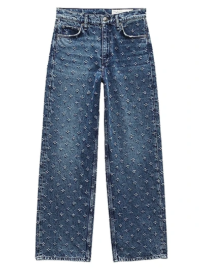 Shea High-Rise Ankle Relaxed Straight-Leg Jeans
