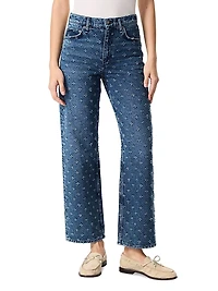 Shea High-Rise Ankle Relaxed Straight-Leg Jeans