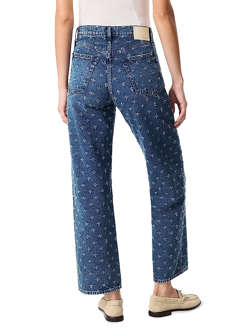 Shea High-Rise Ankle Relaxed Straight-Leg Jeans