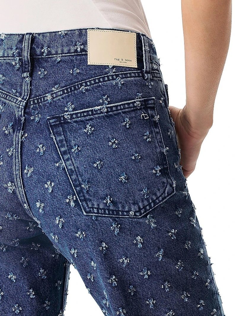 Shea High-Rise Ankle Relaxed Straight-Leg Jeans