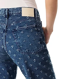 Shea High-Rise Ankle Relaxed Straight-Leg Jeans