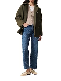 Shea High-Rise Ankle Relaxed Straight-Leg Jeans