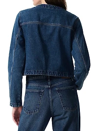 Drew Cotton Denim Cargo Jacket