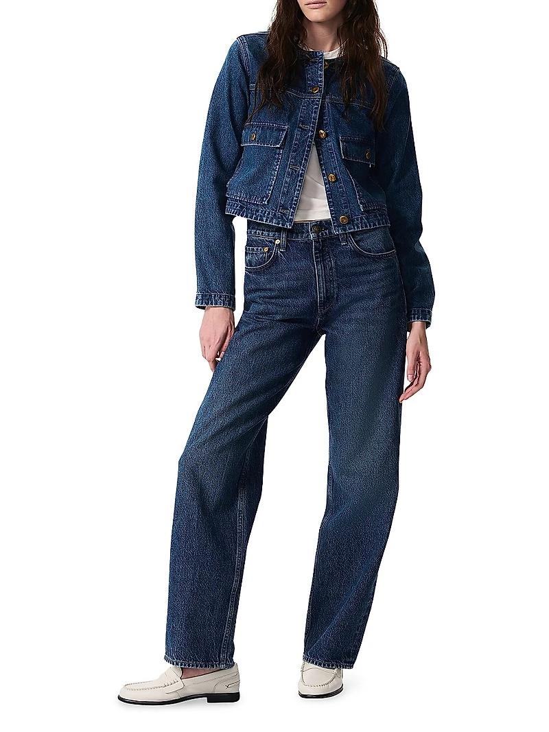 Drew Cotton Denim Cargo Jacket