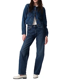 Drew Cotton Denim Cargo Jacket