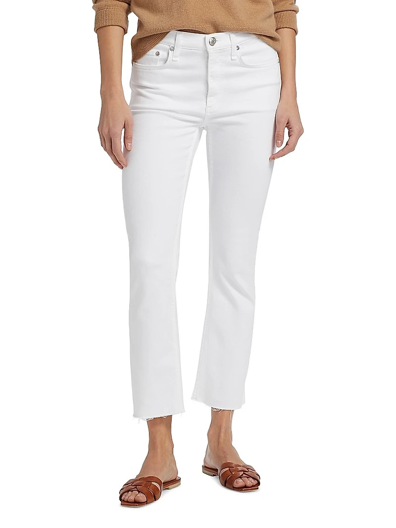 Peyton Flexi Mid-Rise Boot-Cut Jeans