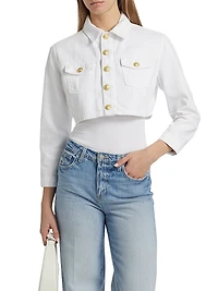 Koda Cotton Crop Jacket