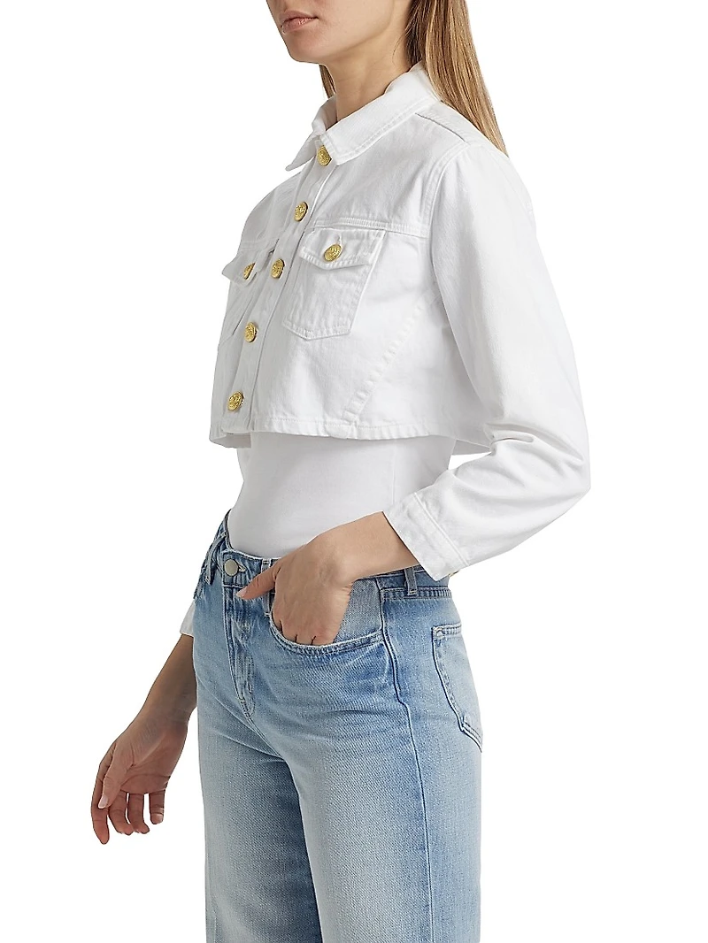 Koda Cotton Crop Jacket