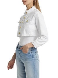 Koda Cotton Crop Jacket