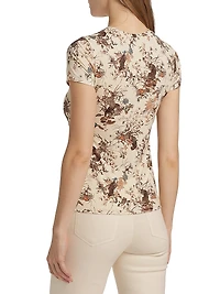 Ressi Jungle Print Fitted T-Shirt