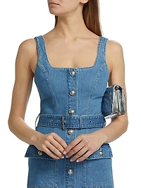 Denim Tank Midi-Dress