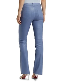 Ruth Stretch Cotton Flared High-Rise Jeans