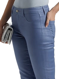 Ruth Stretch Cotton Flared High-Rise Jeans