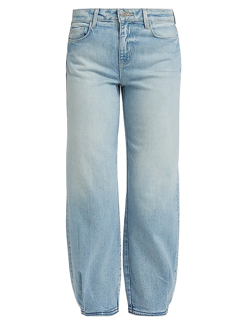 Krista High-Rise Tapered-Leg Jeans