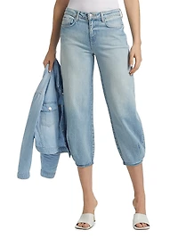 Krista High-Rise Tapered-Leg Jeans
