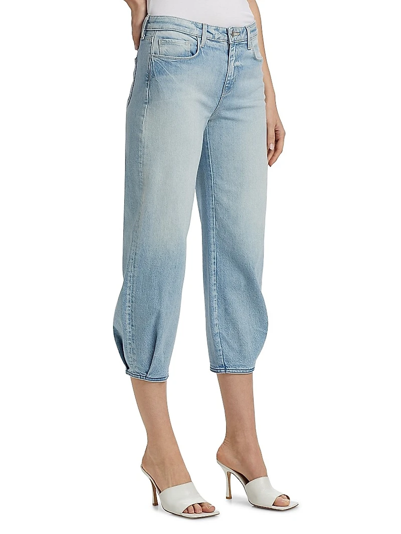 Krista High-Rise Tapered-Leg Jeans