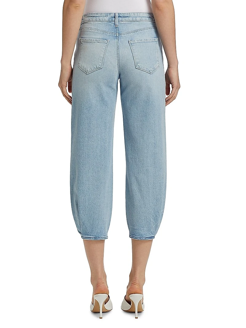 Krista High-Rise Tapered-Leg Jeans