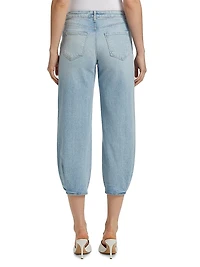 Krista High-Rise Tapered-Leg Jeans