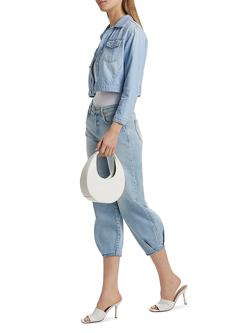 Krista High-Rise Tapered-Leg Jeans