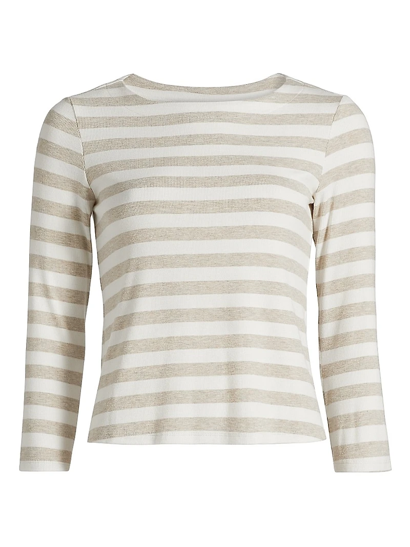 Lucille Striped Boatneck Shirt