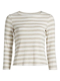 Lucille Striped Boatneck Shirt