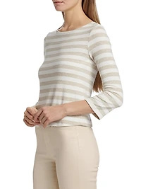 Lucille Striped Boatneck Shirt