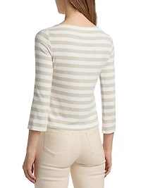 Lucille Striped Boatneck Shirt
