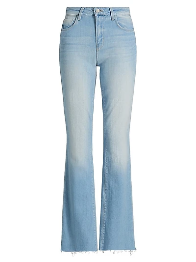 Sneeki Stretch Cotton Flare Jeans