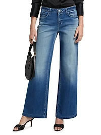 Joanne Low-Rise Wide-Leg Jeans