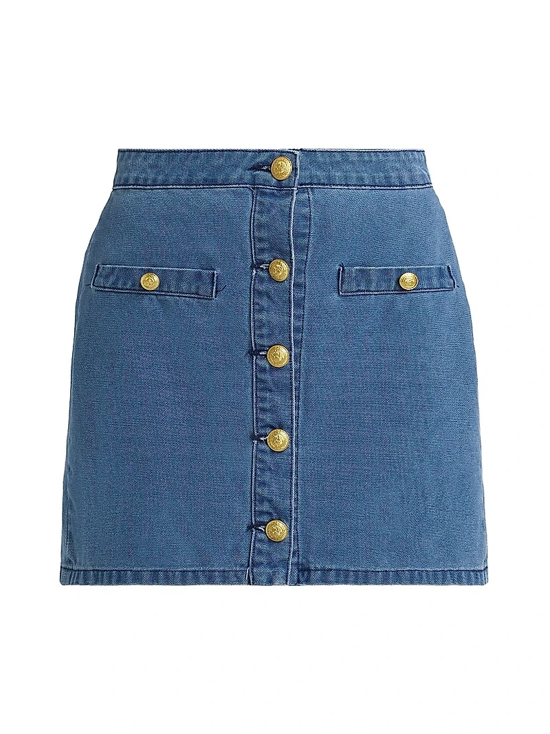 Kris Denim Miniskirt
