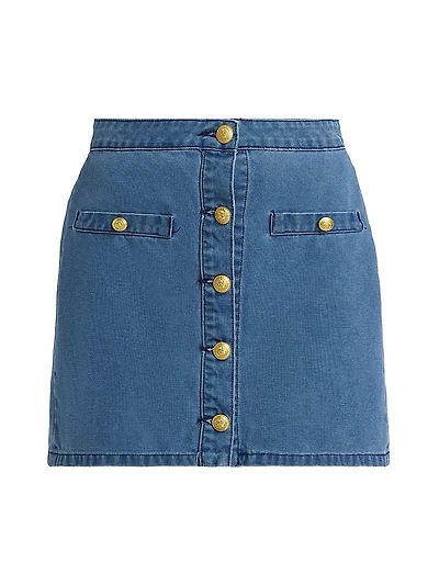 Kris Denim Miniskirt