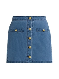 Kris Denim Miniskirt