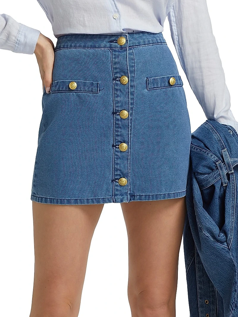 Kris Denim Miniskirt