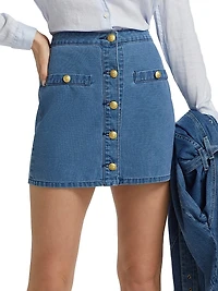 Kris Denim Miniskirt