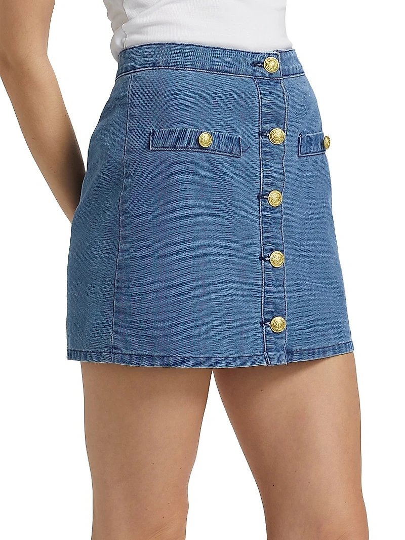 Kris Denim Miniskirt