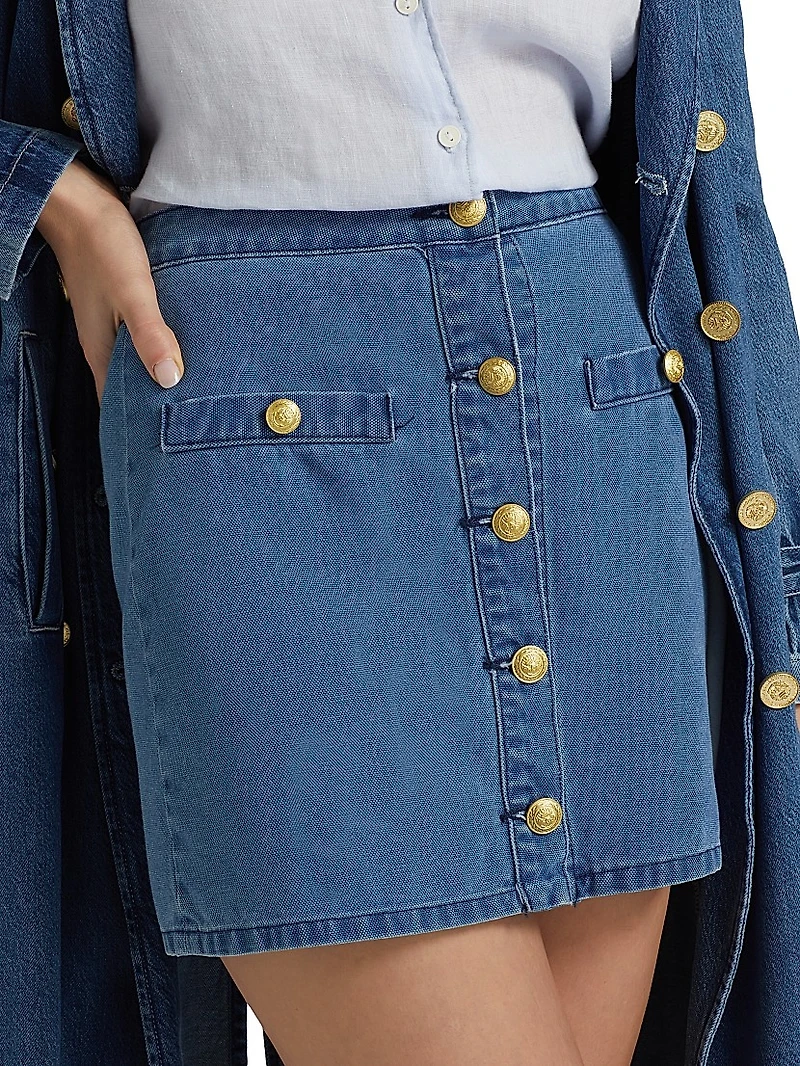 Kris Denim Miniskirt