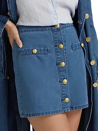 Kris Denim Miniskirt