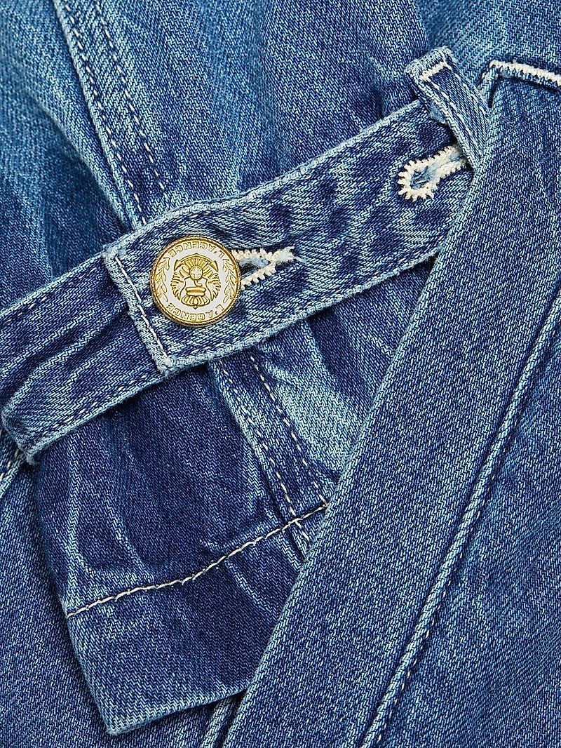 Bradley Belted Cotton Denim Trench Coat