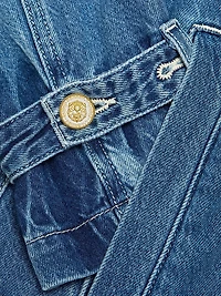Bradley Belted Cotton Denim Trench Coat
