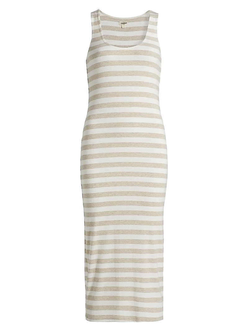 Ivanna Striped Midi-Dress