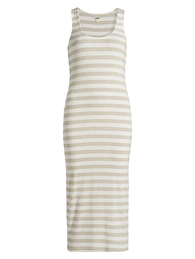 Ivanna Striped Midi-Dress