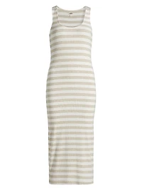 Ivanna Striped Midi-Dress