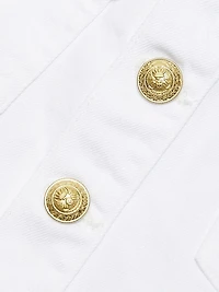 Genevie Denim Crop Jacket