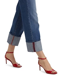 Leighton Cuffed Stovepipe Jeans