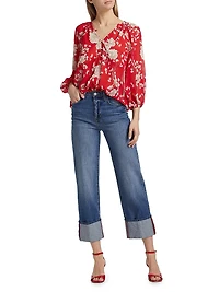 Leighton Cuffed Stovepipe Jeans