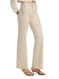 Clayton Stretch Cotton Wide-Leg Jeans