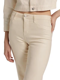 Clayton Stretch Cotton Wide-Leg Jeans