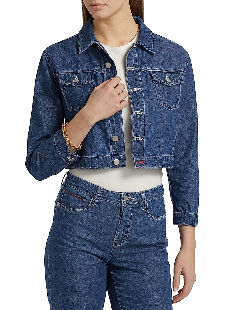 Koda Denim Crop Jacket